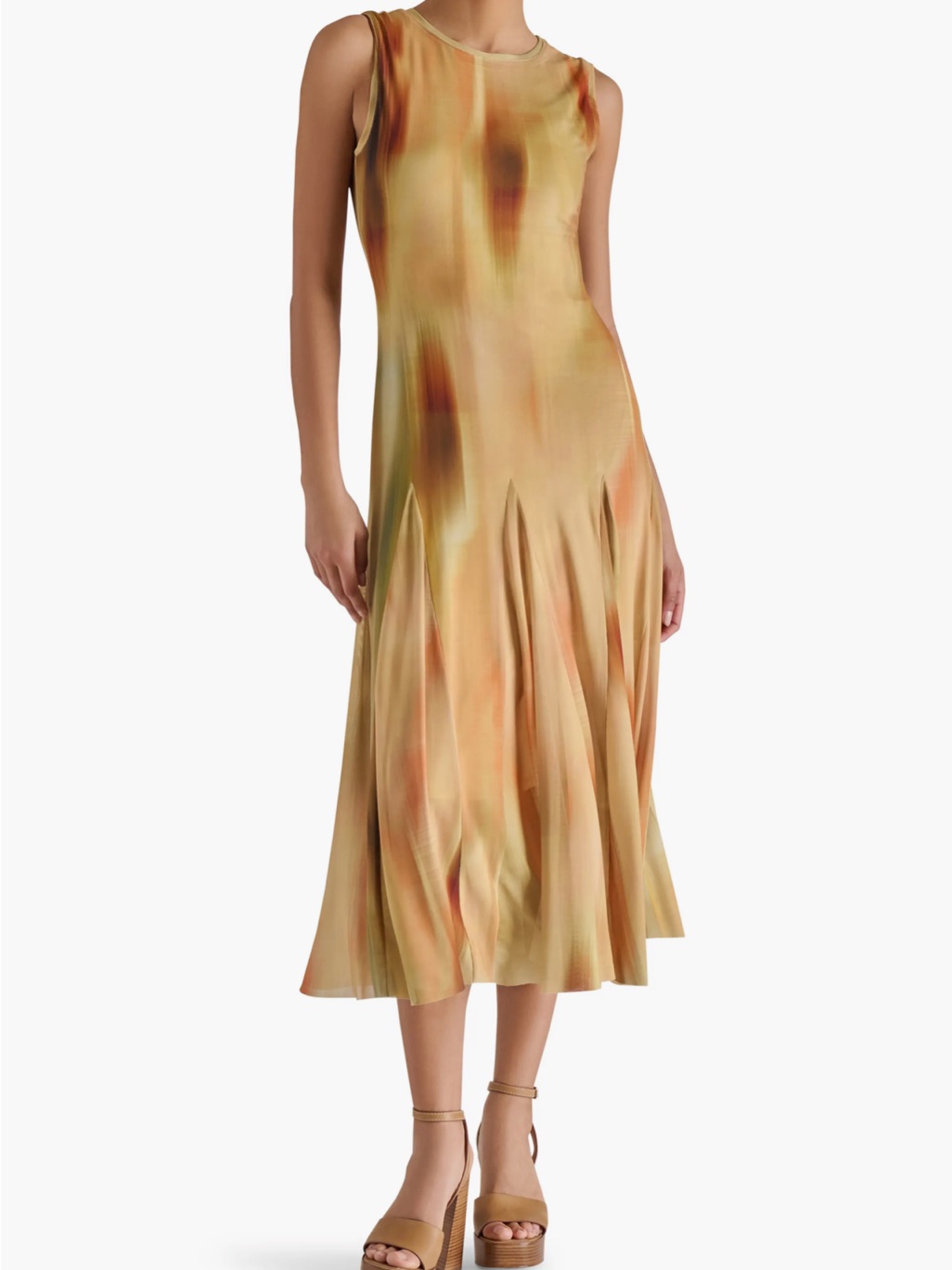 Steve Madden Marenne Pleated Midi Dress